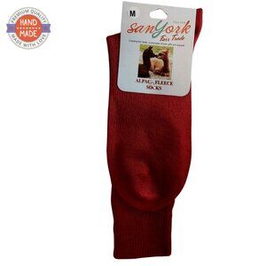 ALPACA Unisex Soft Socks Antimicrobial Temp Adjusting Partially Handmade NWT